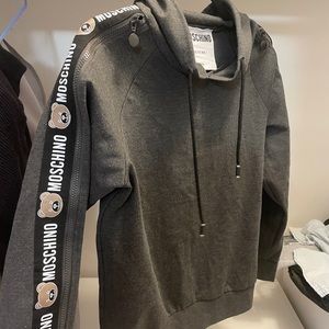 MOSCHINO zipper hoodie/sweater
